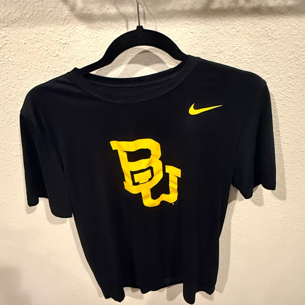 Nike Black Tee with Yellow Accent